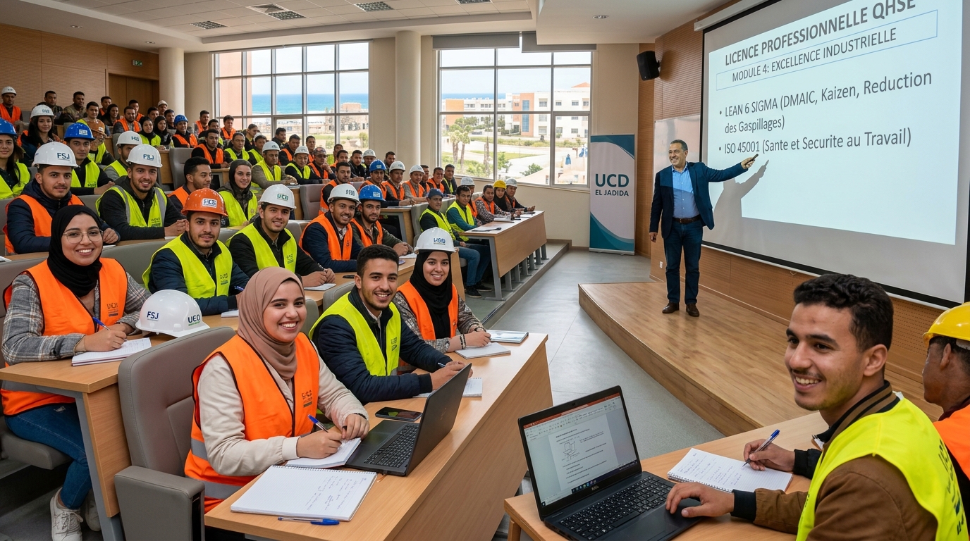 Licence Professionnelle QHSE & Excellence Industrielle El Jadida